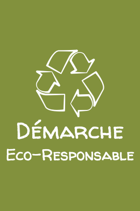 Pictogramme logotype gif démarche éco-responsable achats à proximité diminution empreinte carbone réduction déchets collecte participative emballages consigne vente en vrac