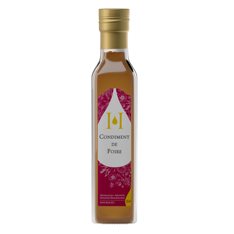 H&V - Vinaigre (Condiment) de Poire - 250mL