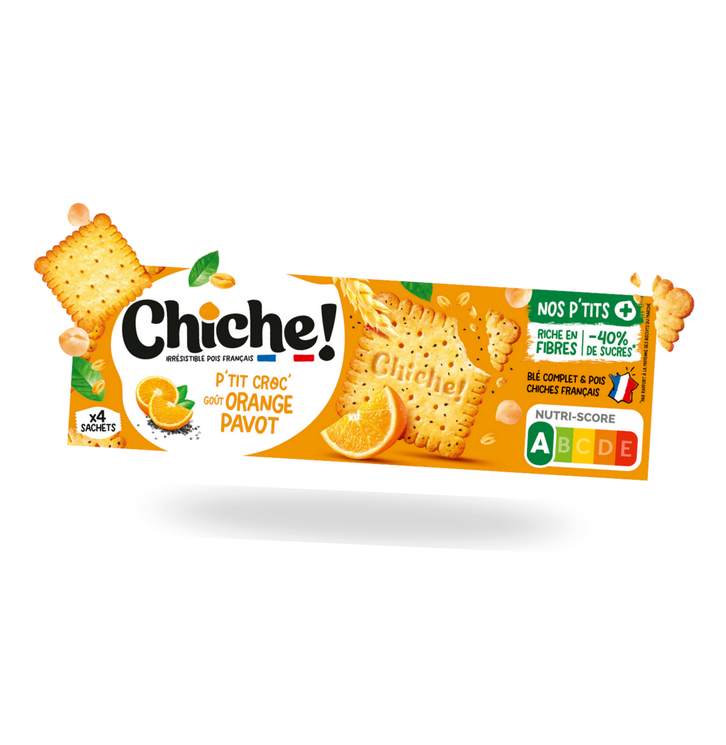 Biscuits Petit Croc' - Orange Pavot