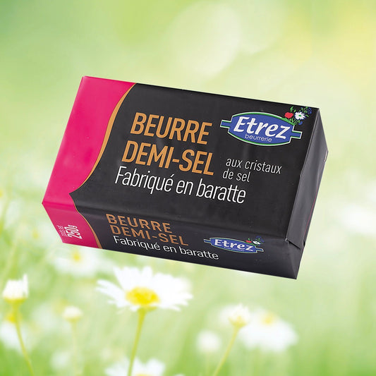 Crèmerie - Beurre de Bresse demi-sel, fabriqué en baratte - 250g