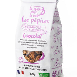 300g céréales granolas pépites pépises chocolat (Crocolat) La Main dans le Bol Anse