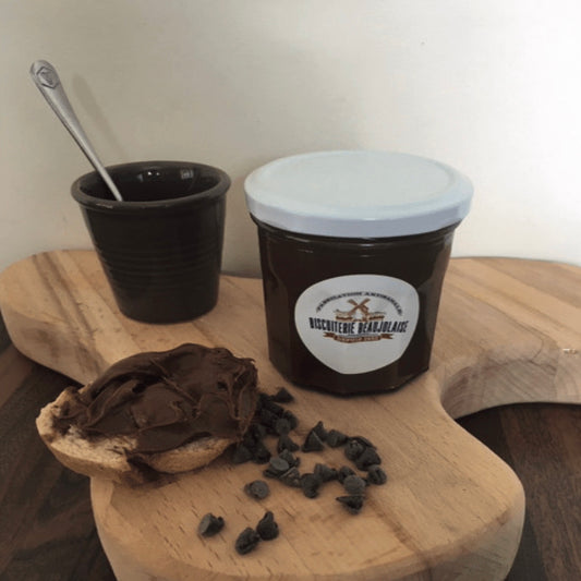 200g pâte à tartiner chocolat noisette Biscuiterie Beaujolaise Sabine Giroud Fleurie