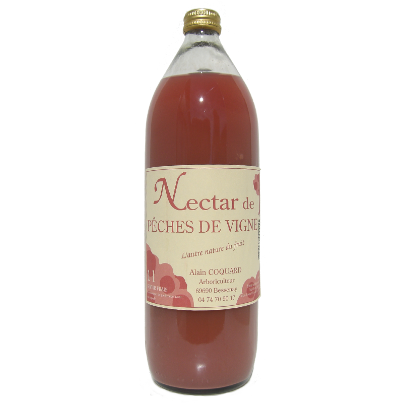 Boissons - Nectar de pêche de vigne - 1 litre