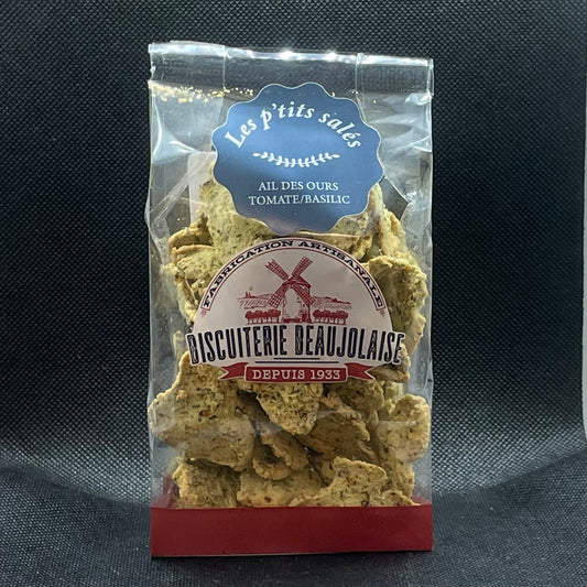 Biscuits Apéritifs - Ail des Ours, Tomate & Basilic - 160g