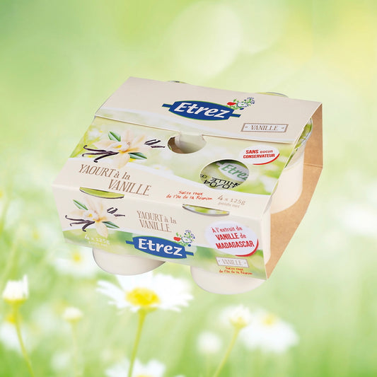 Yaourts x 4 - Vanille de Madagascar - 500g