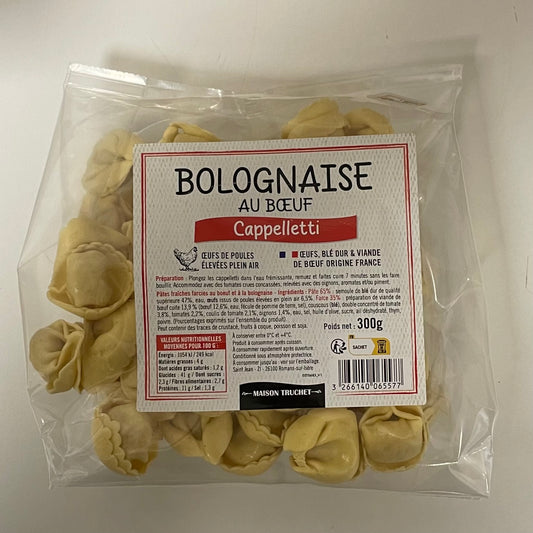 Cappelletti Bolognaise au Bœuf - 300g