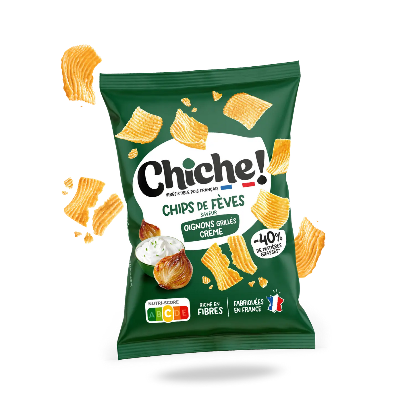 APÉRITIF - Chips de Fèves Oignon Grillés Crème