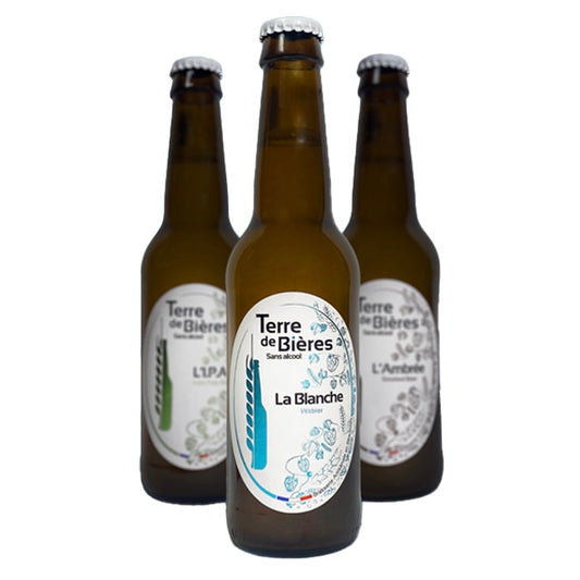 BOISSONS - BIÈRE ARTISANALE DÉSALCOOLISÉE - Lot de 3 x 33cl