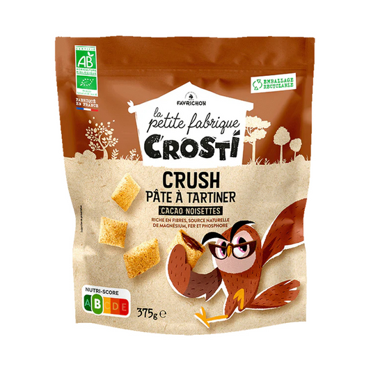 Céréales Bio Enfants - Crush Pâte à Tartiner (Cacao Noisettes)