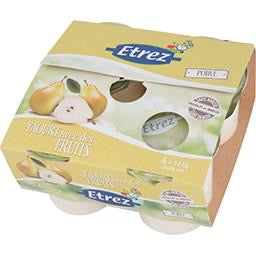 Yaourts x 4 - Poire - 500g