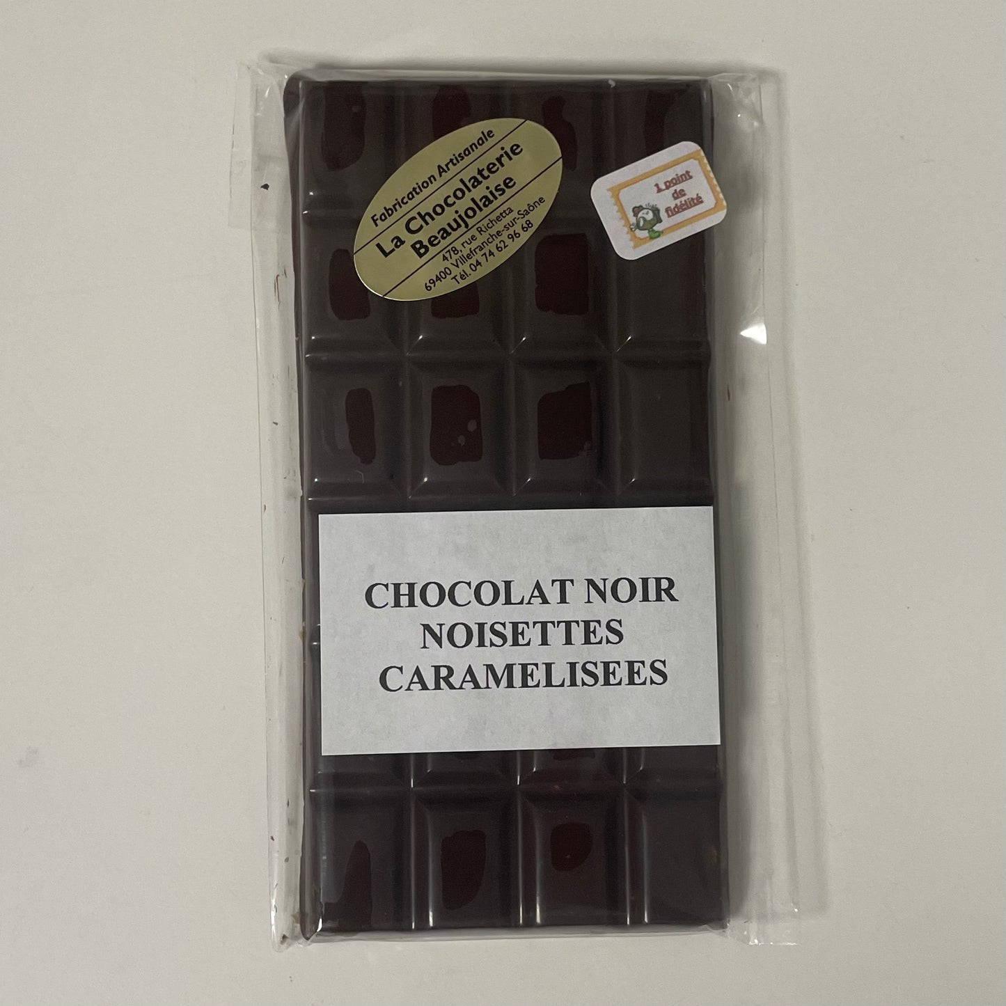 Chocolat - Tablette 100g - Noir + Noisettes Caramélisées