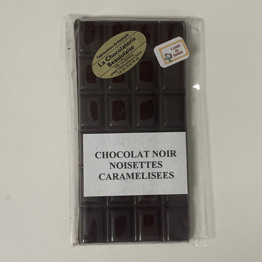 Chocolat - Tablette 100g - Noir + Noisettes Caramélisées