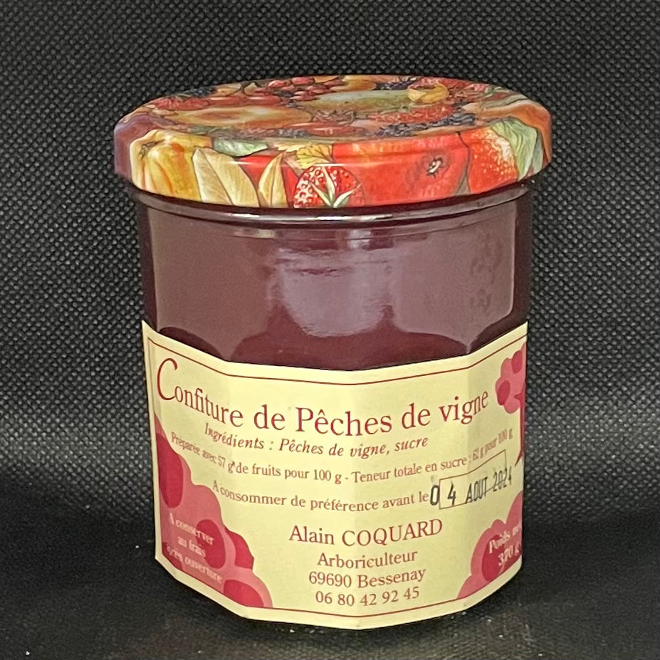 Conserves Fruits - Confiture de Pêche de Vigne - 370g