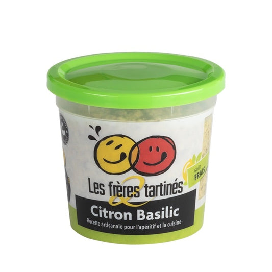 Préparation à tartiner (pour l'apéro ou la cuisine) - Citron Basilic