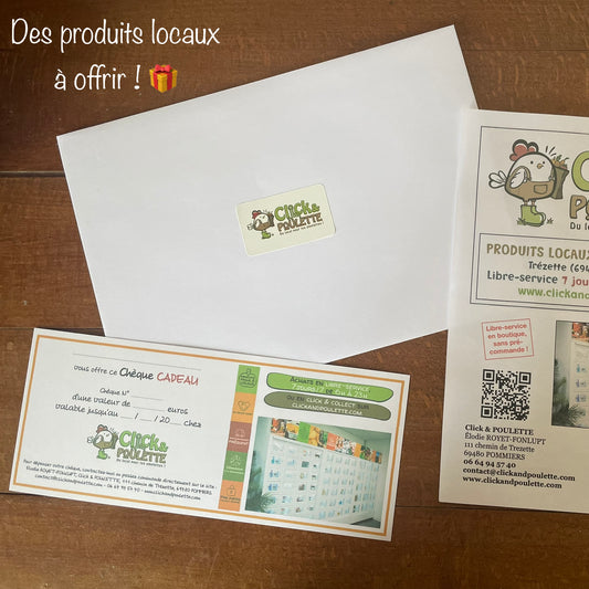 Chèque cadeau Click and POULETTE
