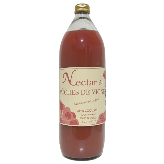 Boissons - Nectar de pêche de vigne - 1 litre