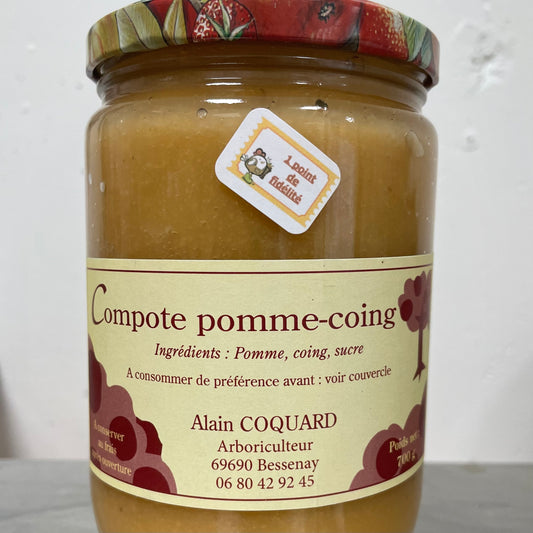 Conserves Fruits - Compote de Pomme Coing - 700g