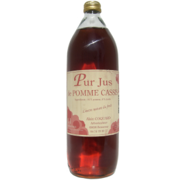 Boissons - Pur jus de pomme cassis - 1 litre